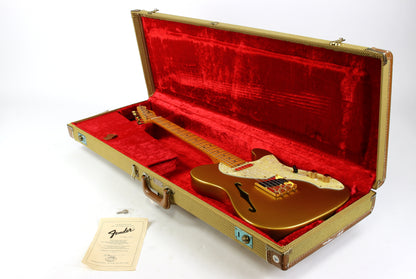 1990 Fender Custom Shop MASTERBUILT 60s Telecaster Thinline FRED STUART All-Gold