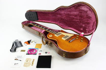 1959 Gibson Custom AGED & SIGNED Rick Nielsen 59 Les Paul Standard Burst R9 Reissue True Historic