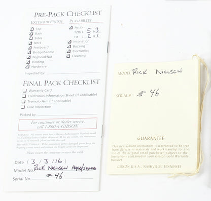 1959 Gibson Custom AGED & SIGNED Rick Nielsen 59 Les Paul Standard Burst R9 Reissue True Historic