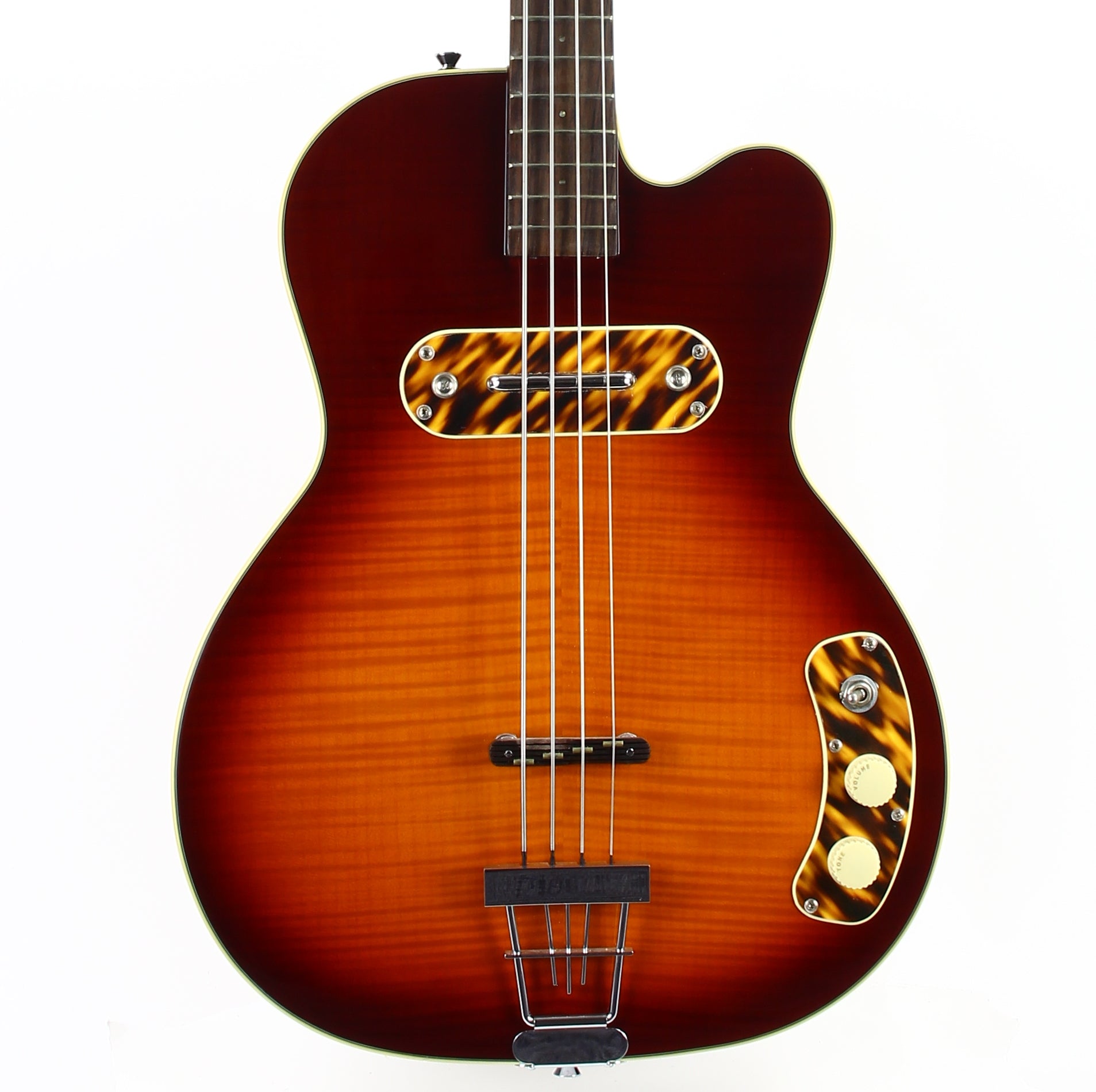 Kay by Roger Fritz K162v Electric Pro Bass Howlin Wolf 50s Reissue Vintage Cherry Sunburst