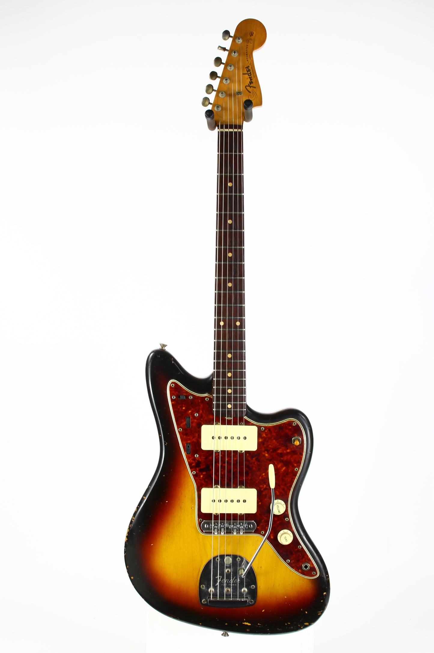 1961 Fender Jazzmaster Sunburst Vintage | 100% Original & Hard Case, Slab Board Neck, Offset Guitar