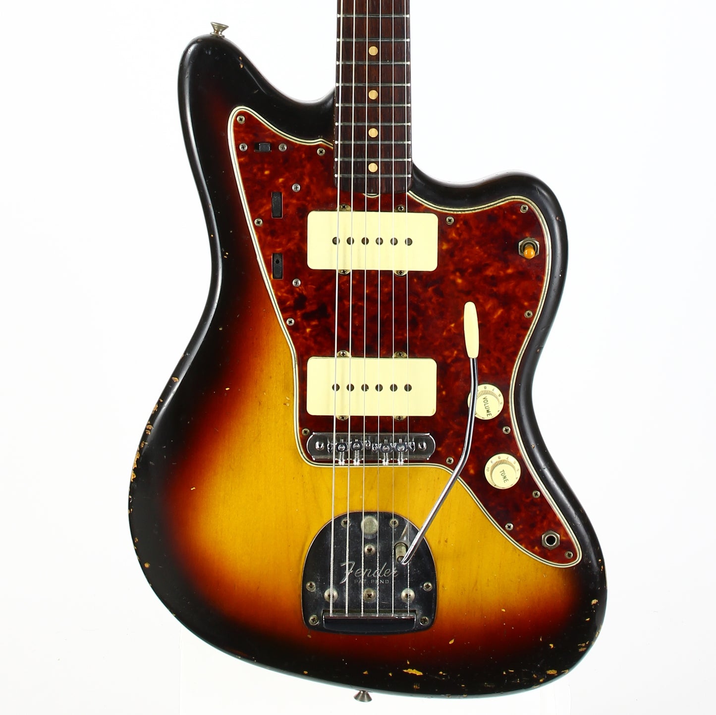 1961 Fender Jazzmaster Sunburst Vintage 100% Original, Hard Case Slab Board Neck