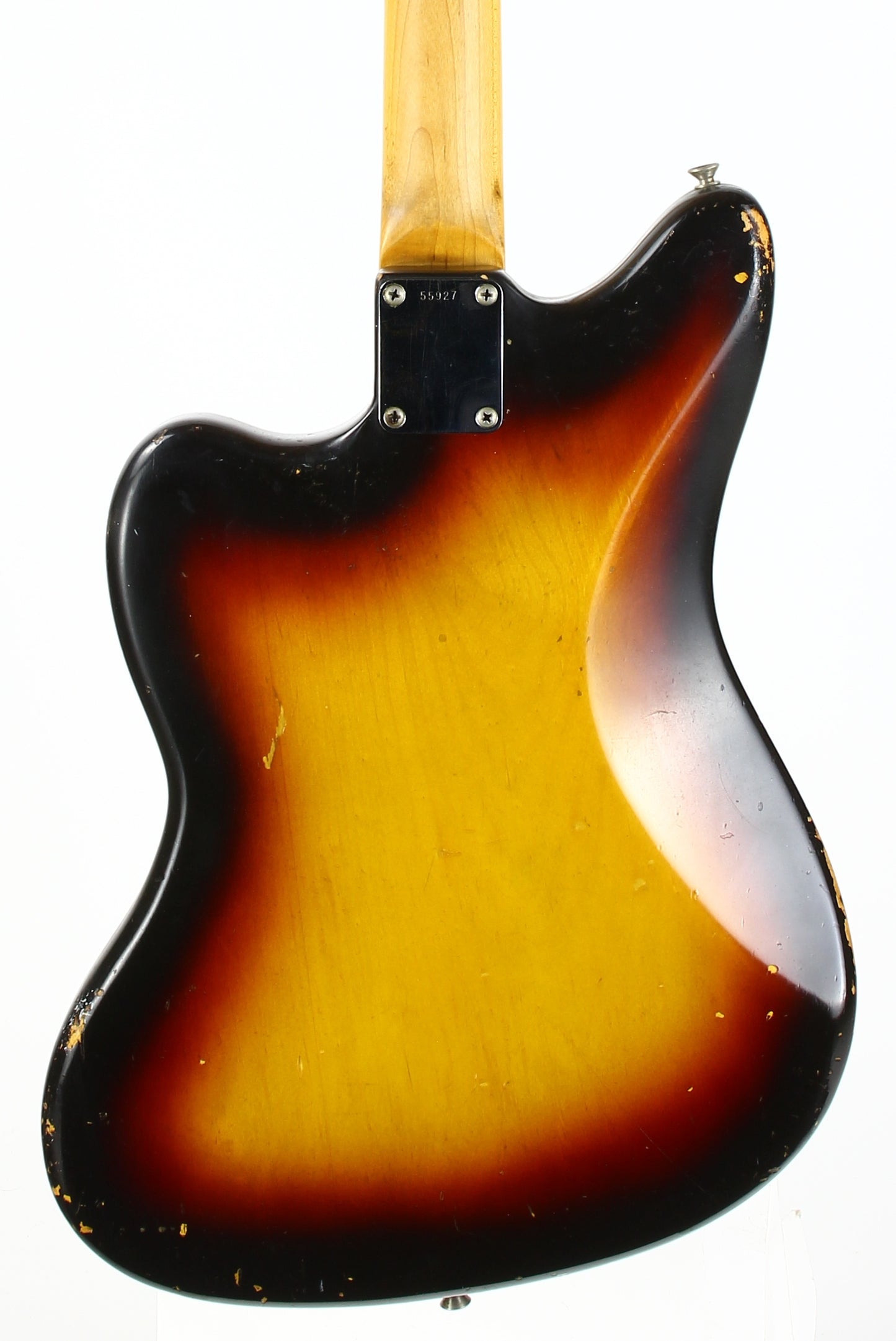 1961 Fender Jazzmaster Sunburst Vintage | 100% Original & Hard Case, Slab Board Neck, Offset Guitar