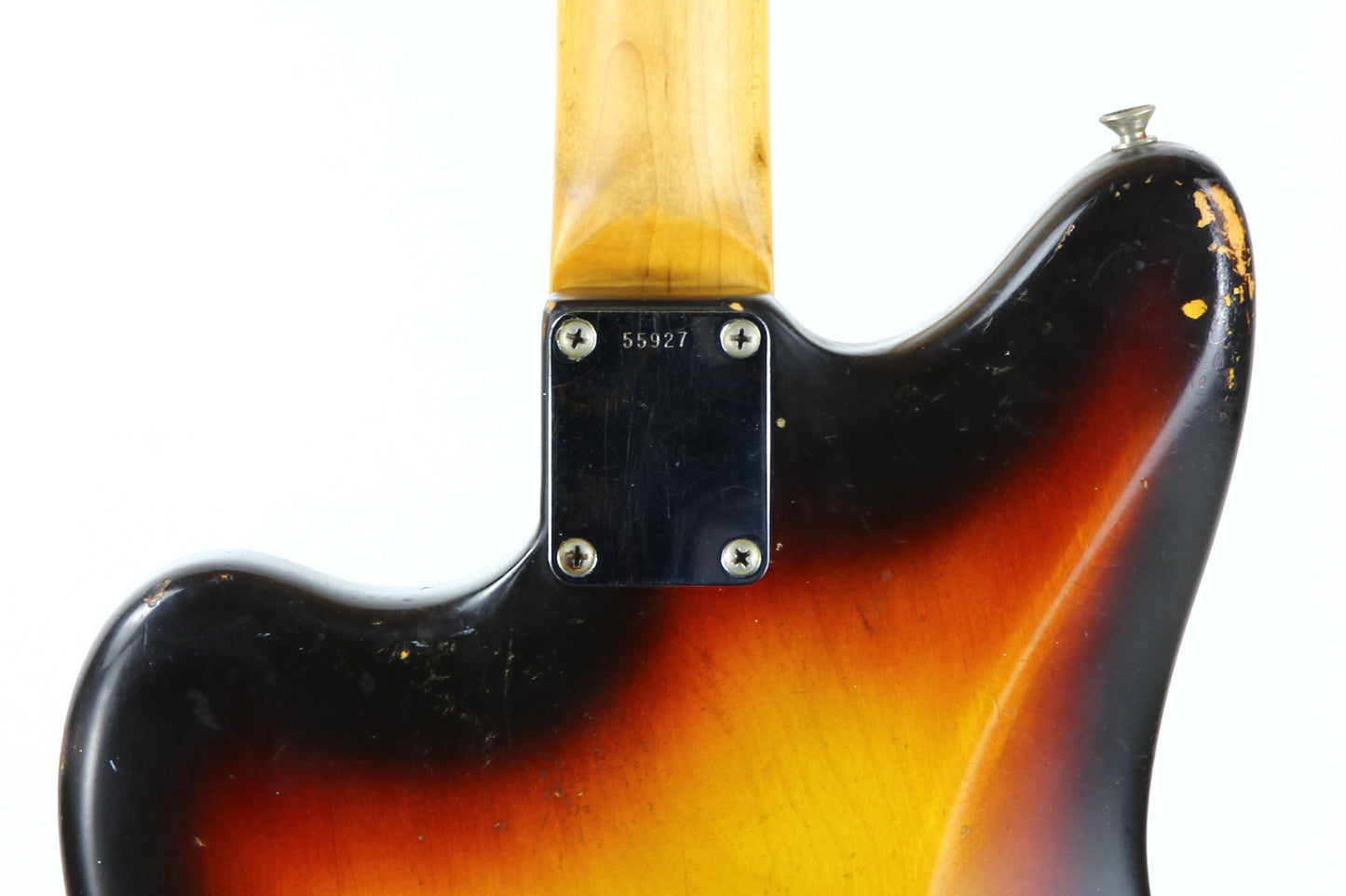 1961 Fender Jazzmaster Sunburst Vintage | 100% Original & Hard Case, Slab Board Neck, Offset Guitar