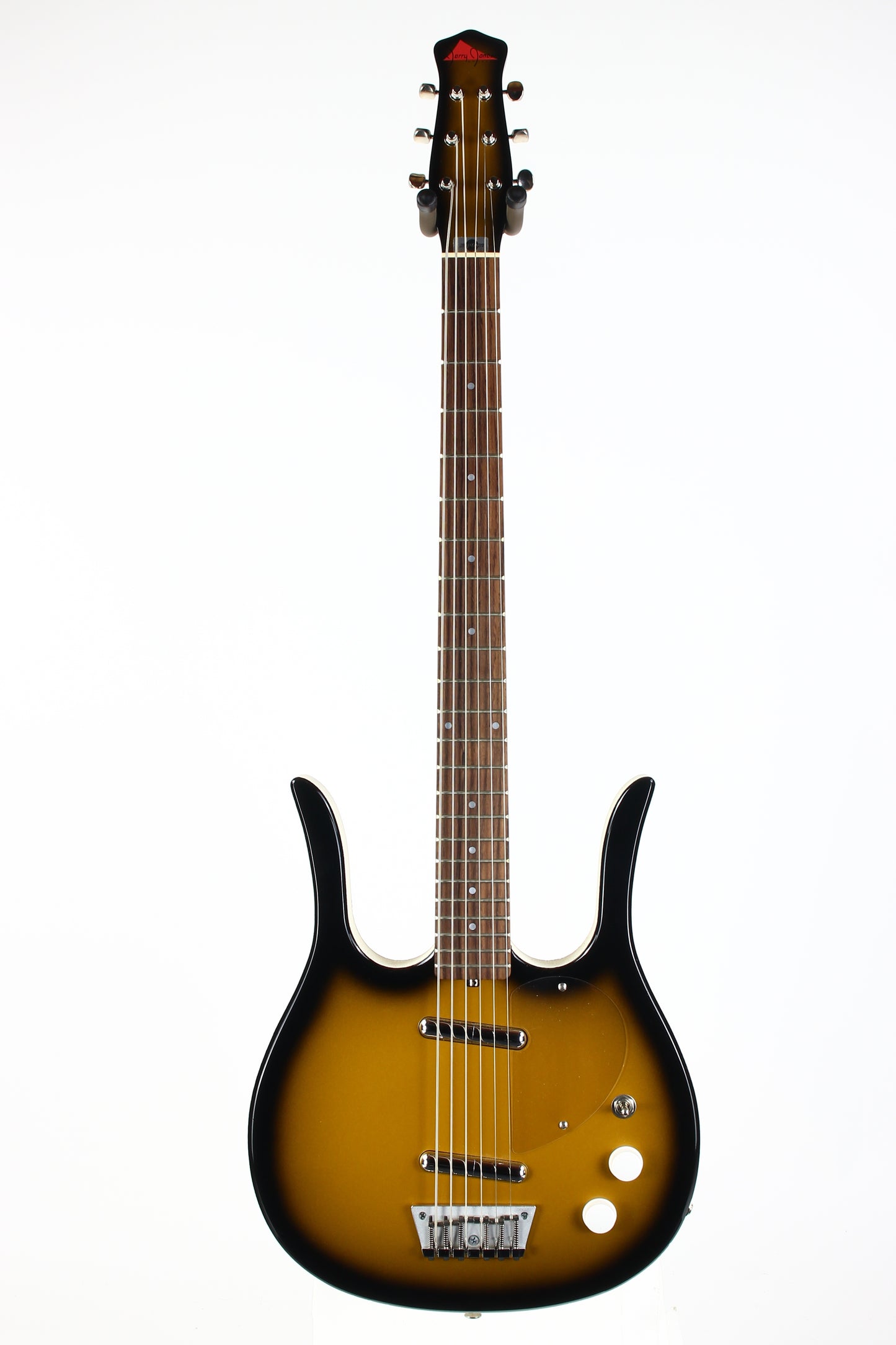 Jerry Jones USA Neptune Longhorn Baritone Bass Guitar VI 6-String Guitar | ONE OFF Gold Burst
