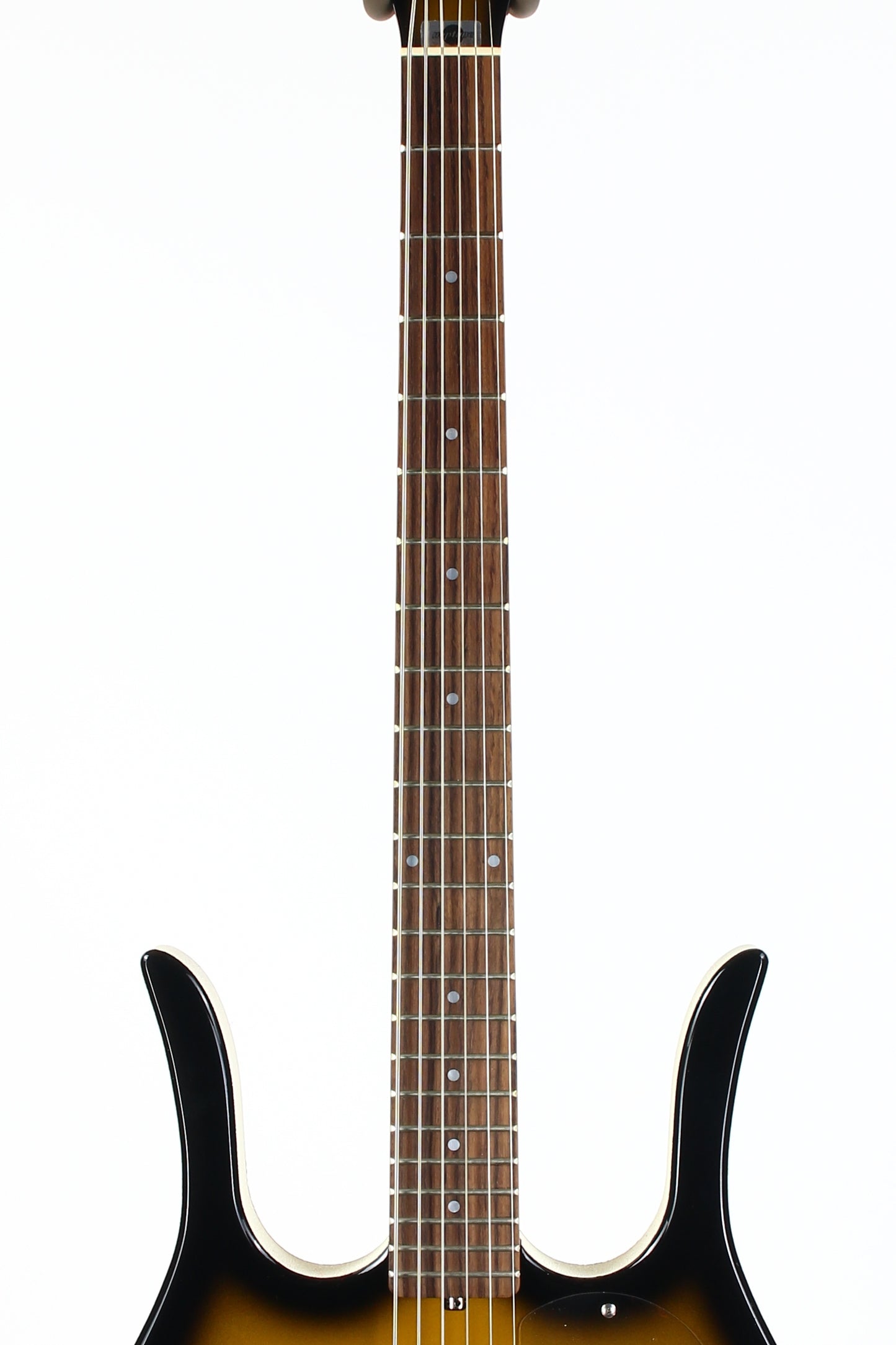 Jerry Jones USA Neptune Longhorn Baritone Bass Guitar VI 6-String Guitar | ONE OFF Gold Burst