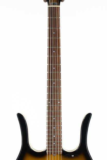 Jerry Jones USA Neptune Longhorn Baritone Bass Guitar VI 6-String Guitar | ONE OFF Gold Burst