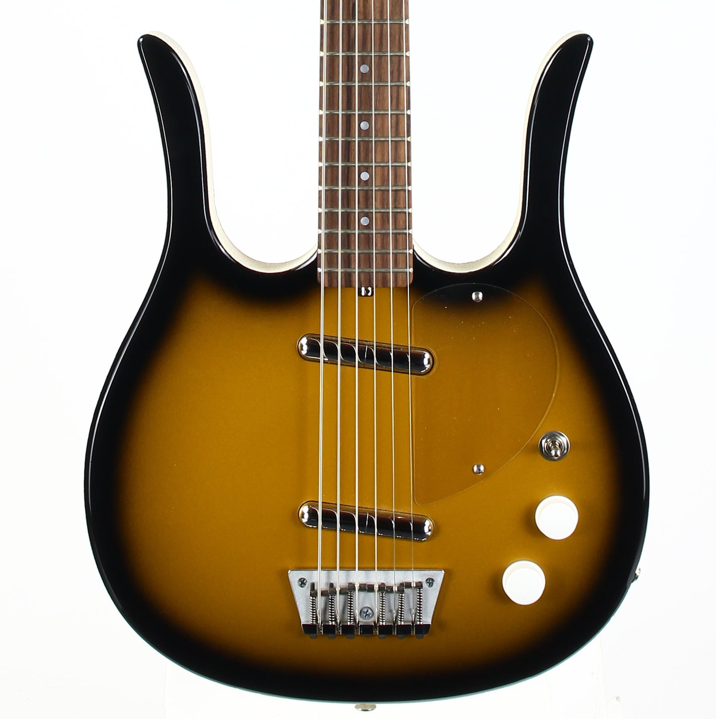 Jerry Jones Neptune Longhorn Baritone Bass VI 6-String Guitar - ONE OFF Gold Burst