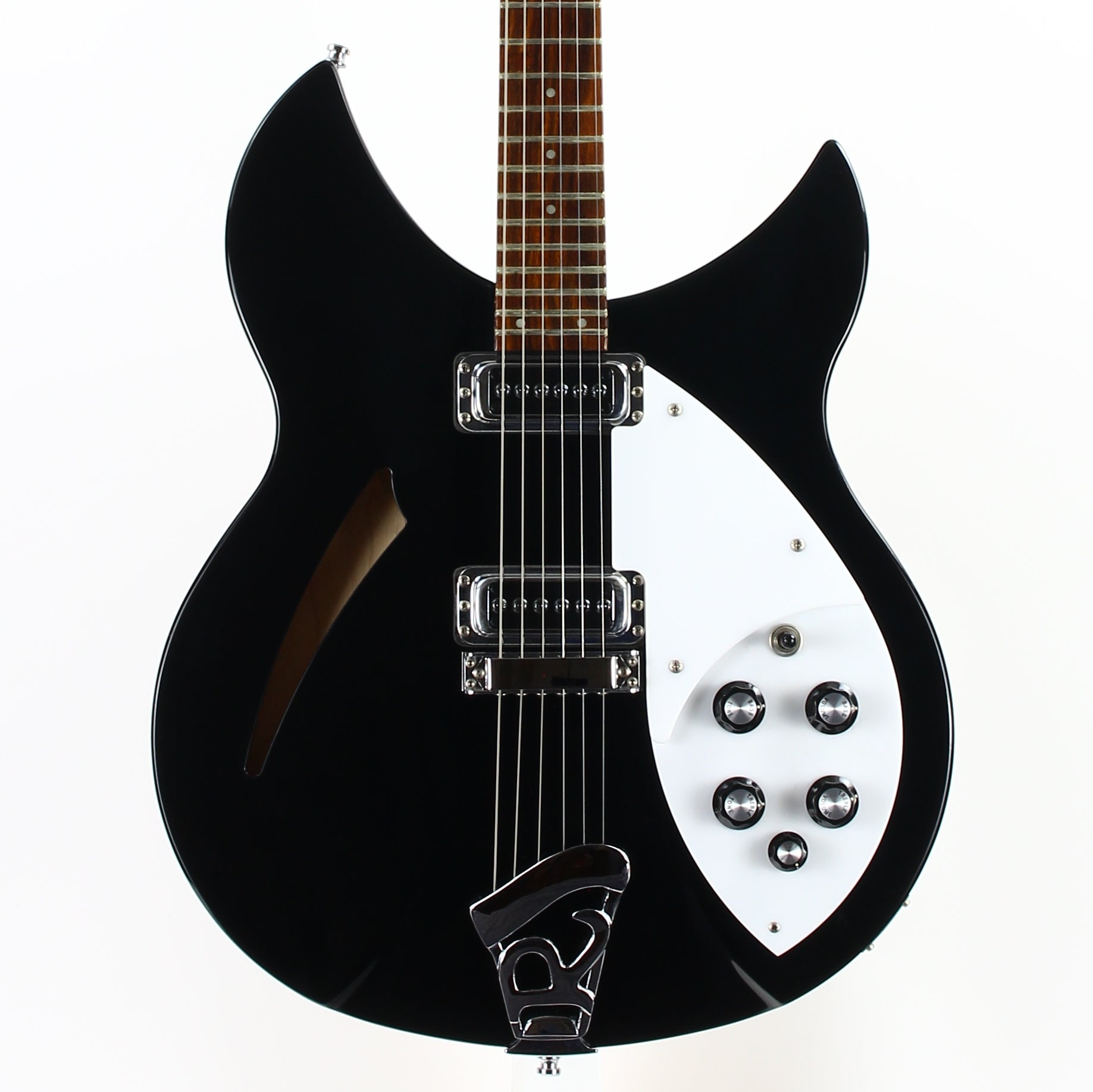 2014 Rickenbacker 330 JG Jetglo Semi Hollow Electric Guitar Black