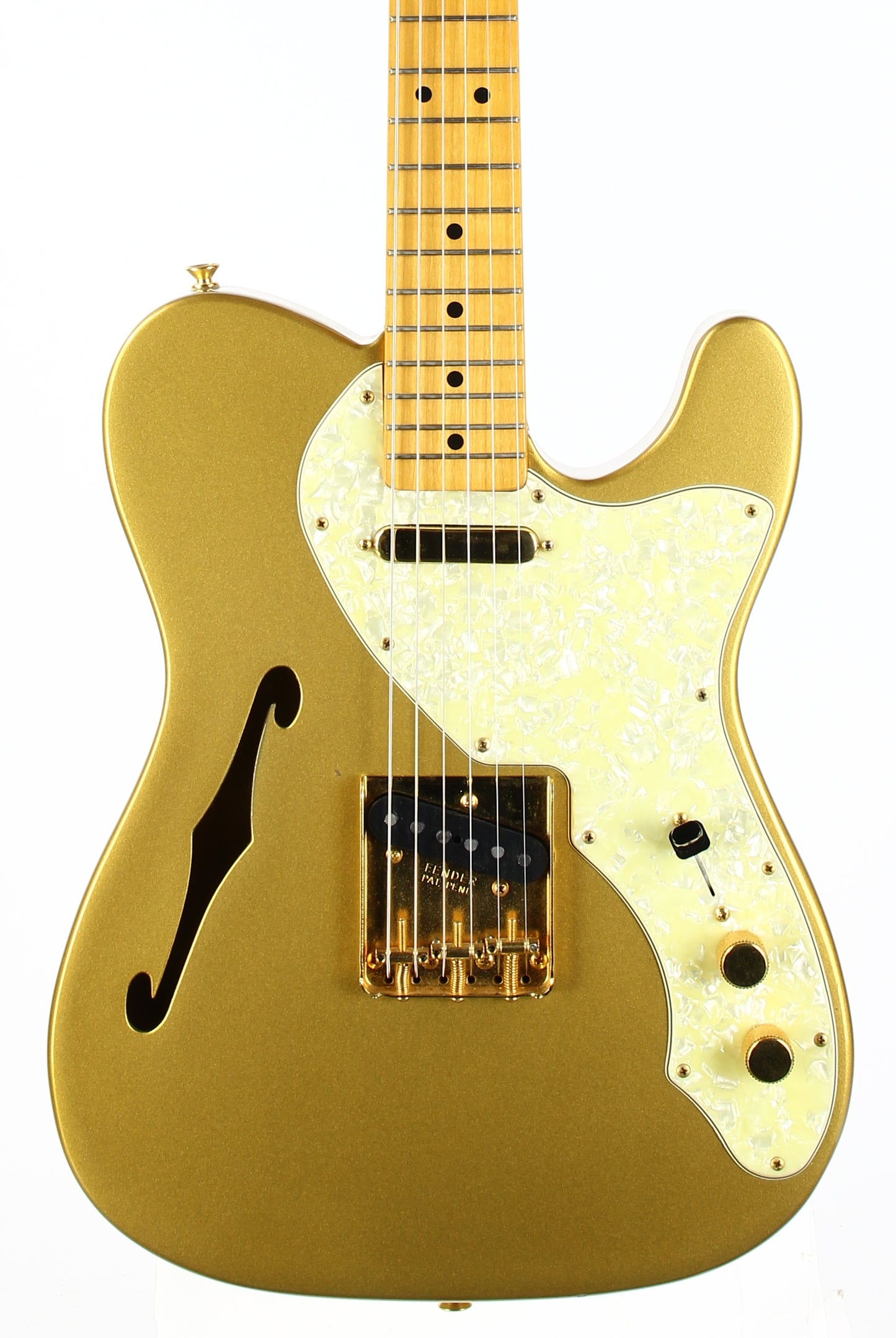1990 Fender Custom Shop MASTERBUILT Telecaster Thinline FRED STUART All-Gold