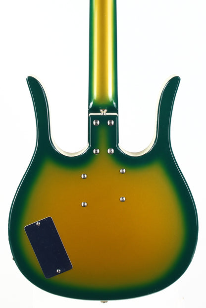 Jerry Jones USA Neptune Longhorn GUITARLIN 6-String Guitar | ONE OFF Green Burst 31 Frets
