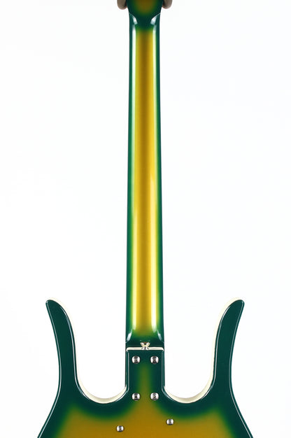 Jerry Jones USA Neptune Longhorn GUITARLIN 6-String Guitar | ONE OFF Green Burst 31 Frets