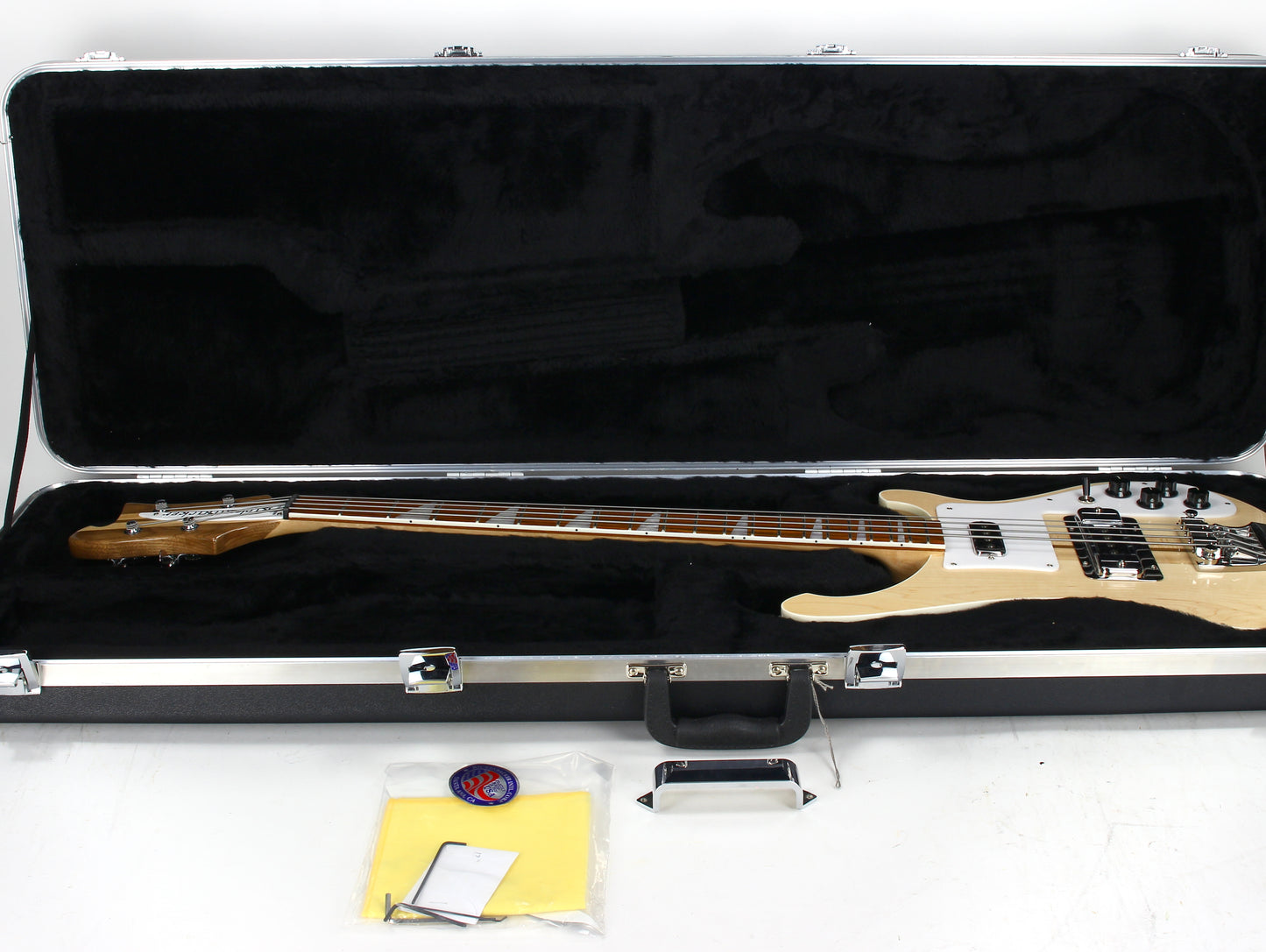 2023 Rickenbacker 4003 MG Electric Bass Guitar Mapleglo - Triangle Inlays w/ Original Case 4000 Series 4001