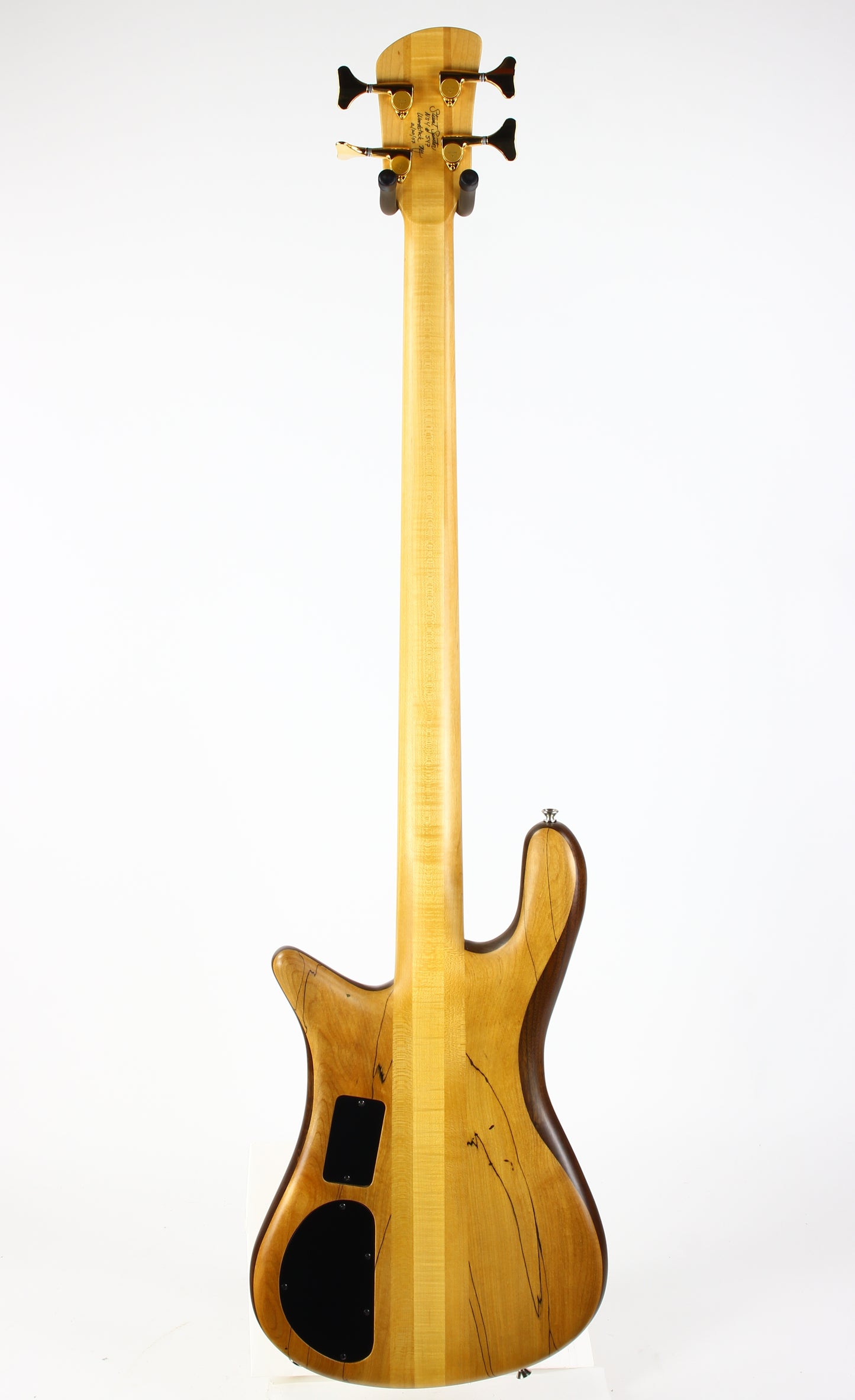 Spector USA NS-4 Bass SPALTED MAPLE | Neck-Through Fretless, Original Hard Case