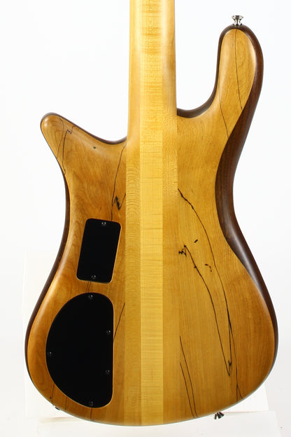 Spector USA NS-4 Bass SPALTED MAPLE | Neck-Through Fretless, Original Hard Case