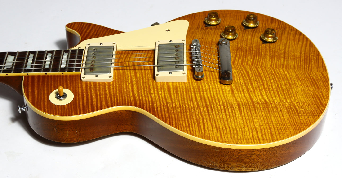 1959 Gibson Custom AGED & SIGNED Rick Nielsen 59 Les Paul Standard Burst R9 Reissue True Historic