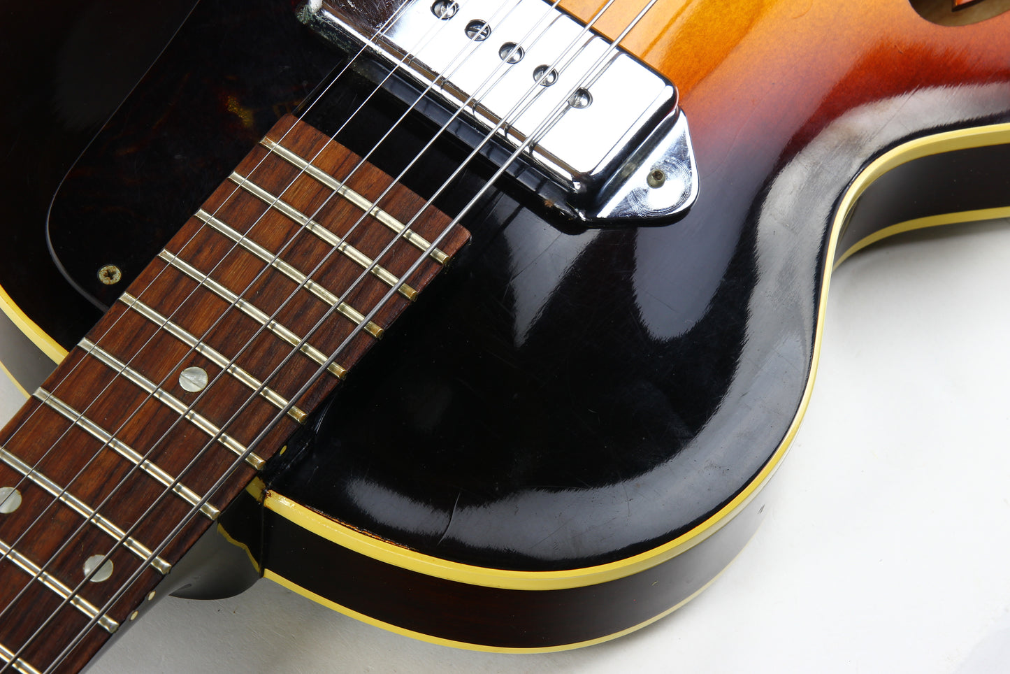 1968 Gibson ES-125T 3/4 Sunburst | Vintage Electric Guitar, P-90 Pickup, Hollowbody