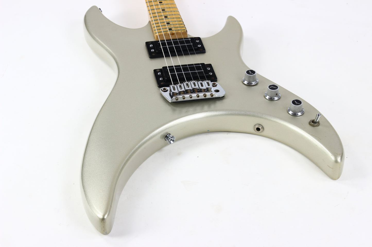 1984 Peavey Mystic USA-Made Vintage Electric Guitar | Silver w Tremolo, Original Case!