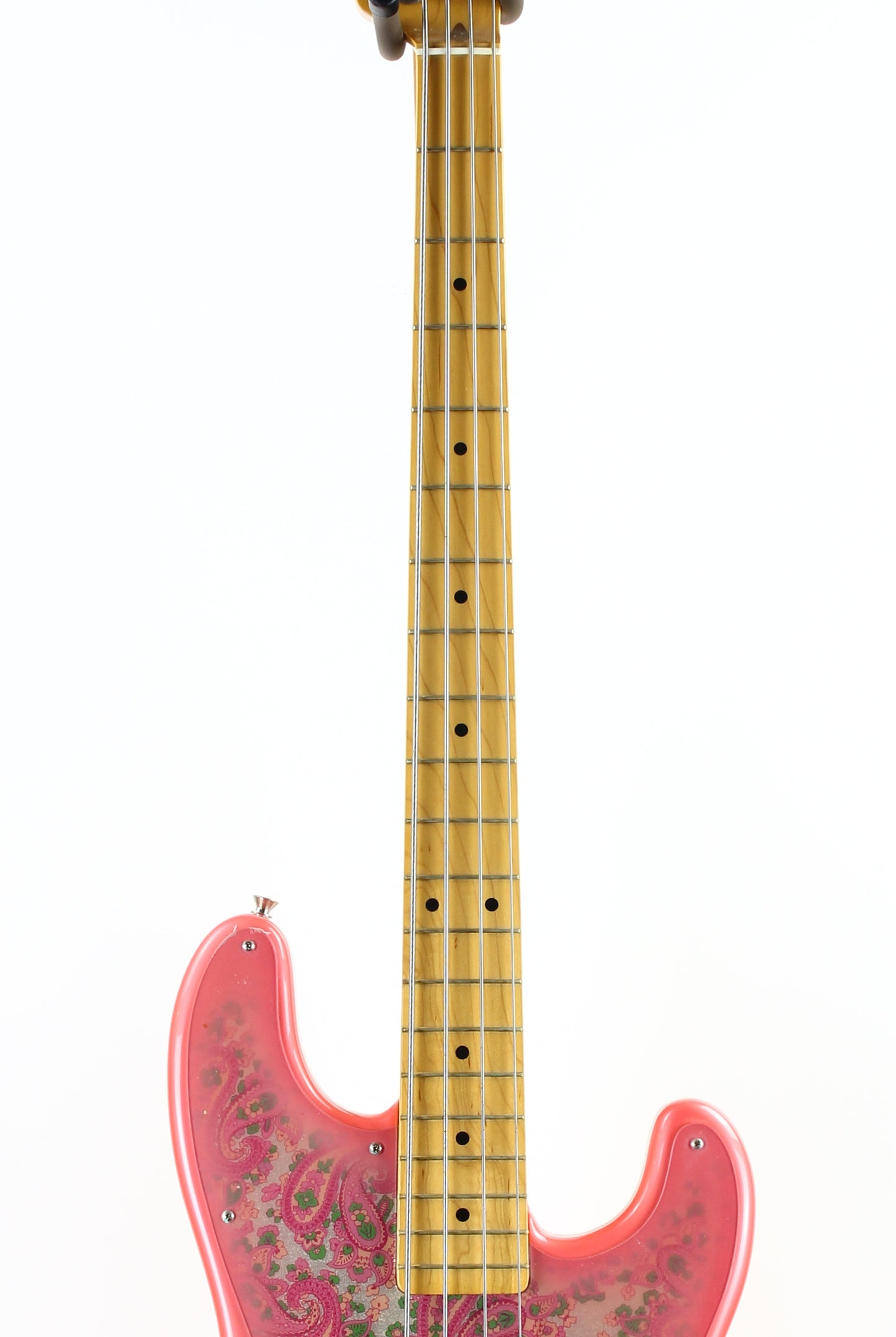 c. 2002 Fender Japan '54 Precision Bass Pink Paisley Red Telecaster OPB-54