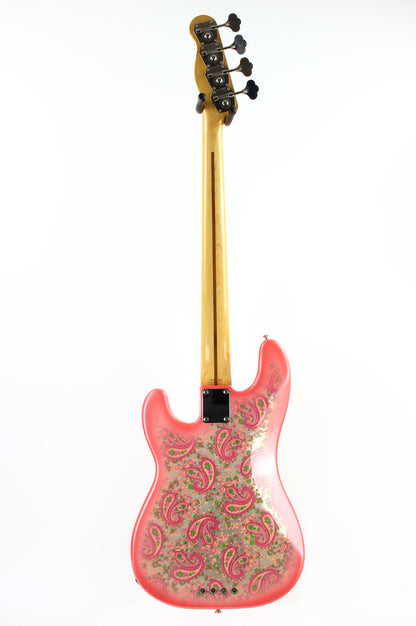 c. 2002 Fender Japan '54 Precision Bass Pink Paisley Red Telecaster OPB-54