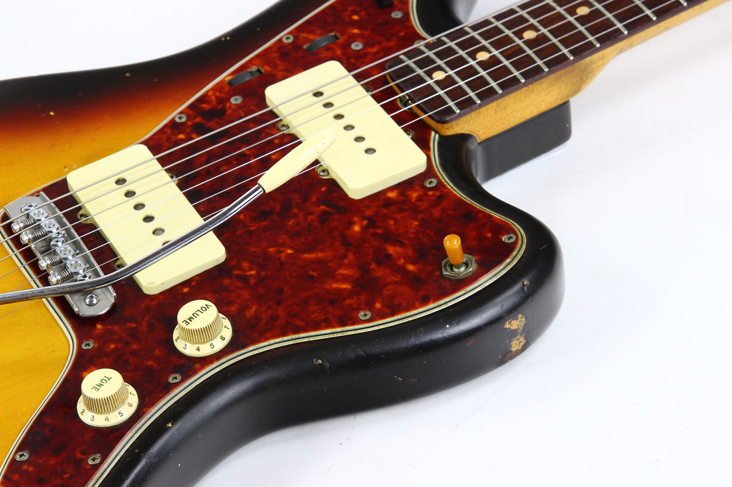 1961 Fender Jazzmaster Sunburst Vintage | 100% Original & Hard Case, Slab Board Neck, Offset Guitar