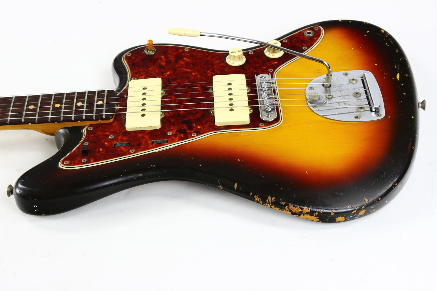 1961 Fender Jazzmaster Sunburst Vintage | 100% Original & Hard Case, Slab Board Neck, Offset Guitar