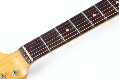 1961 Fender Jazzmaster Sunburst Vintage | 100% Original & Hard Case, Slab Board Neck, Offset Guitar