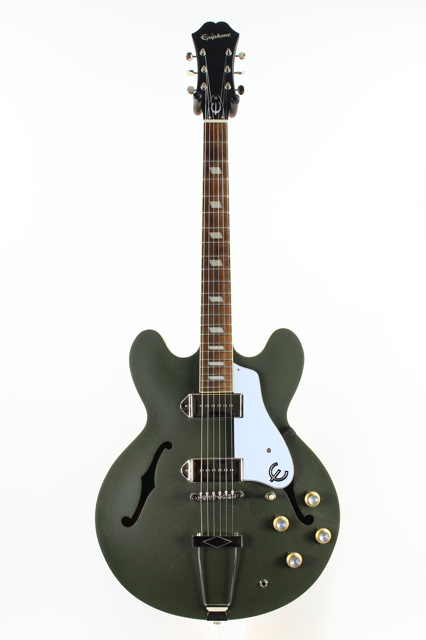 Epiphone Casino Worn Olive Drab Semi Hollow Electric Guitar