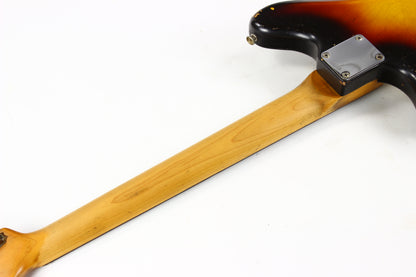 1961 Fender Jazzmaster Sunburst Vintage | 100% Original & Hard Case, Slab Board Neck, Offset Guitar