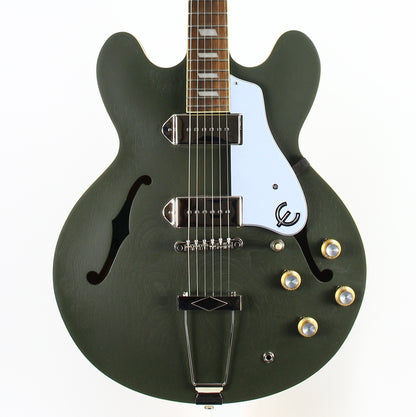 Epiphone Casino Worn Olive Drab Semi Hollow Electric Guitar