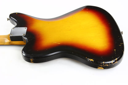 1961 Fender Jazzmaster Sunburst Vintage | 100% Original & Hard Case, Slab Board Neck, Offset Guitar