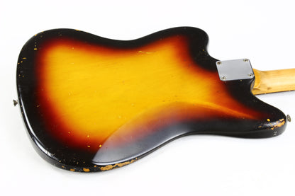 1961 Fender Jazzmaster Sunburst Vintage | 100% Original & Hard Case, Slab Board Neck, Offset Guitar