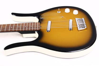 Jerry Jones USA Neptune Longhorn Baritone Bass Guitar VI 6-String Guitar | ONE OFF Gold Burst