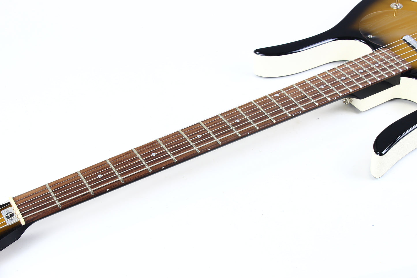 Jerry Jones USA Neptune Longhorn Baritone Bass Guitar VI 6-String Guitar | ONE OFF Gold Burst