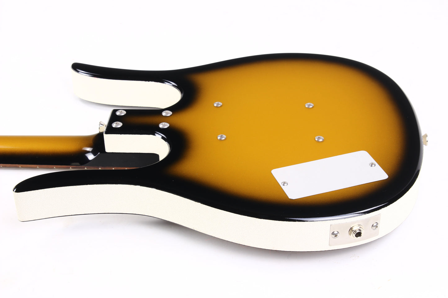 Jerry Jones USA Neptune Longhorn Baritone Bass Guitar VI 6-String Guitar | ONE OFF Gold Burst