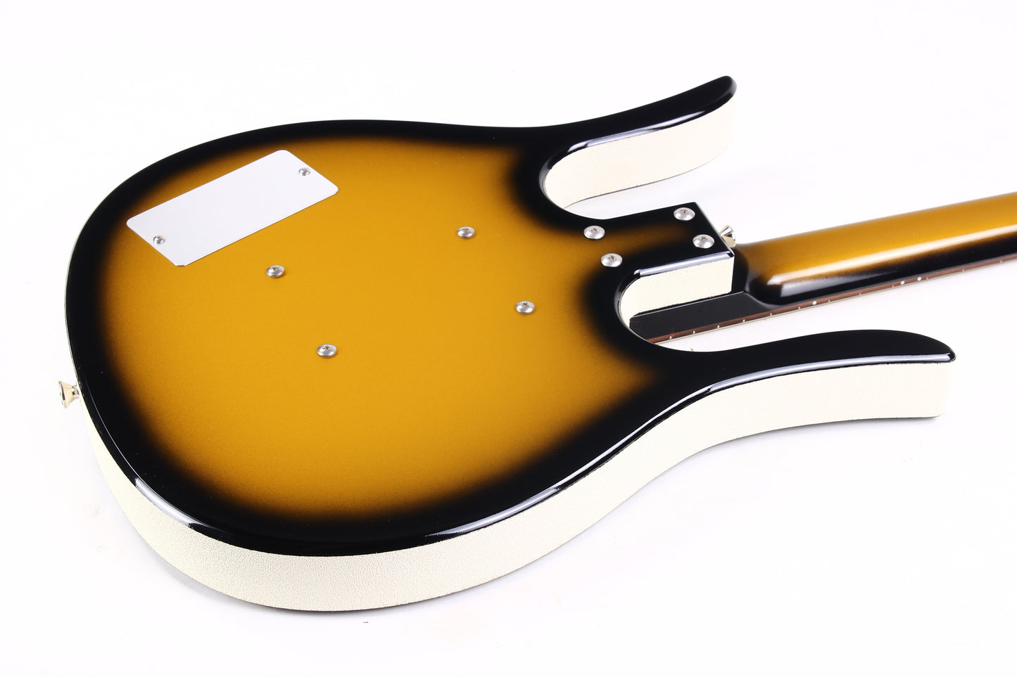 Jerry Jones USA Neptune Longhorn Baritone Bass Guitar VI 6-String Guitar | ONE OFF Gold Burst