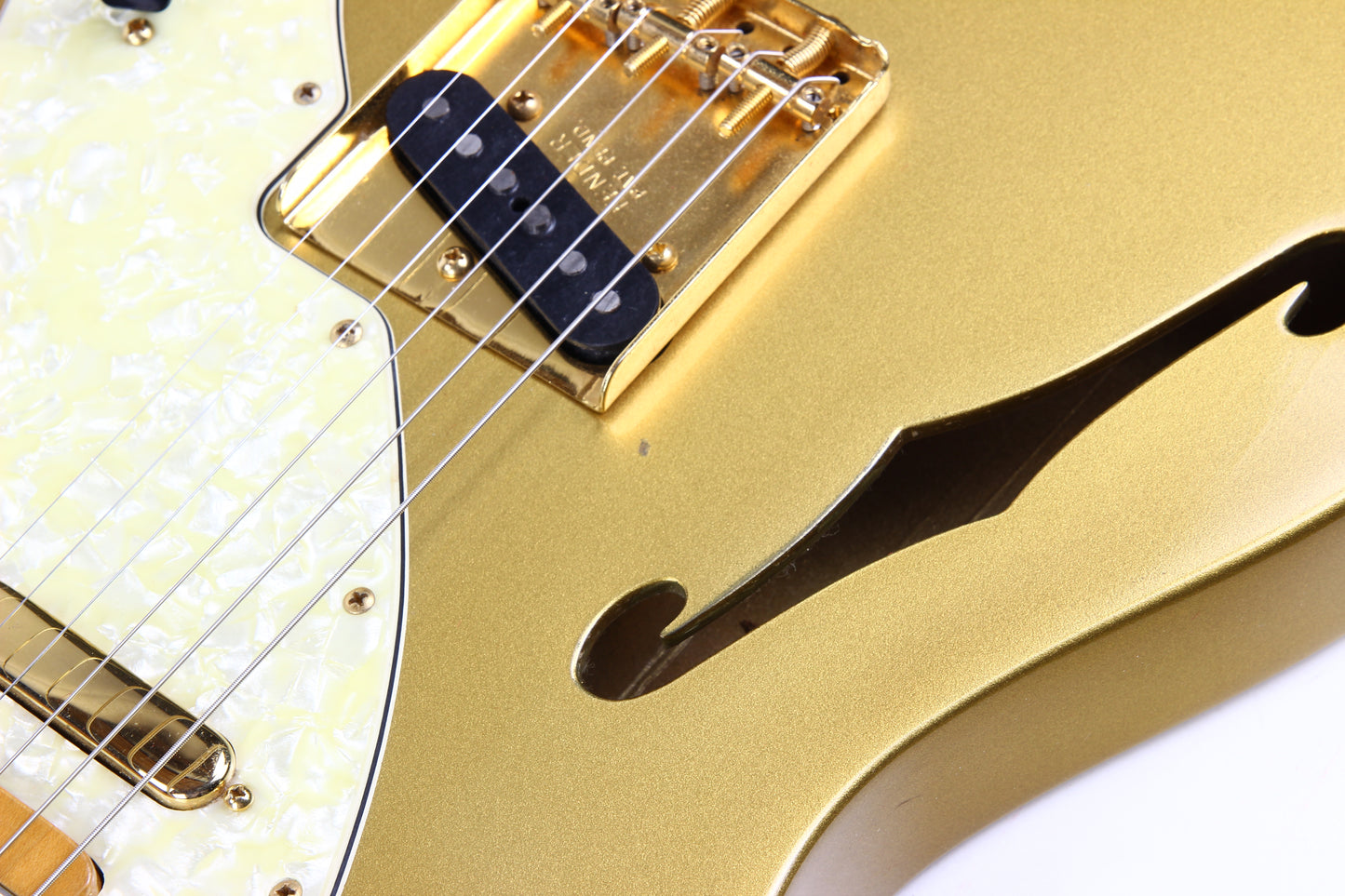 1990 Fender Custom Shop MASTERBUILT 60s Telecaster Thinline FRED STUART All-Gold