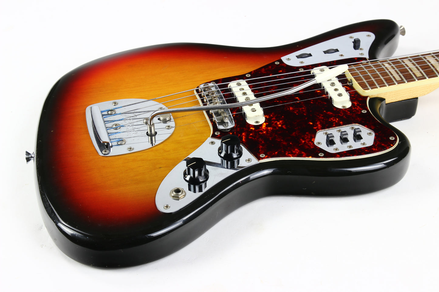 1972 Fender Jaguar Sunburst Vintage Guitar | 100% Original, Offset, Chunky Neck!