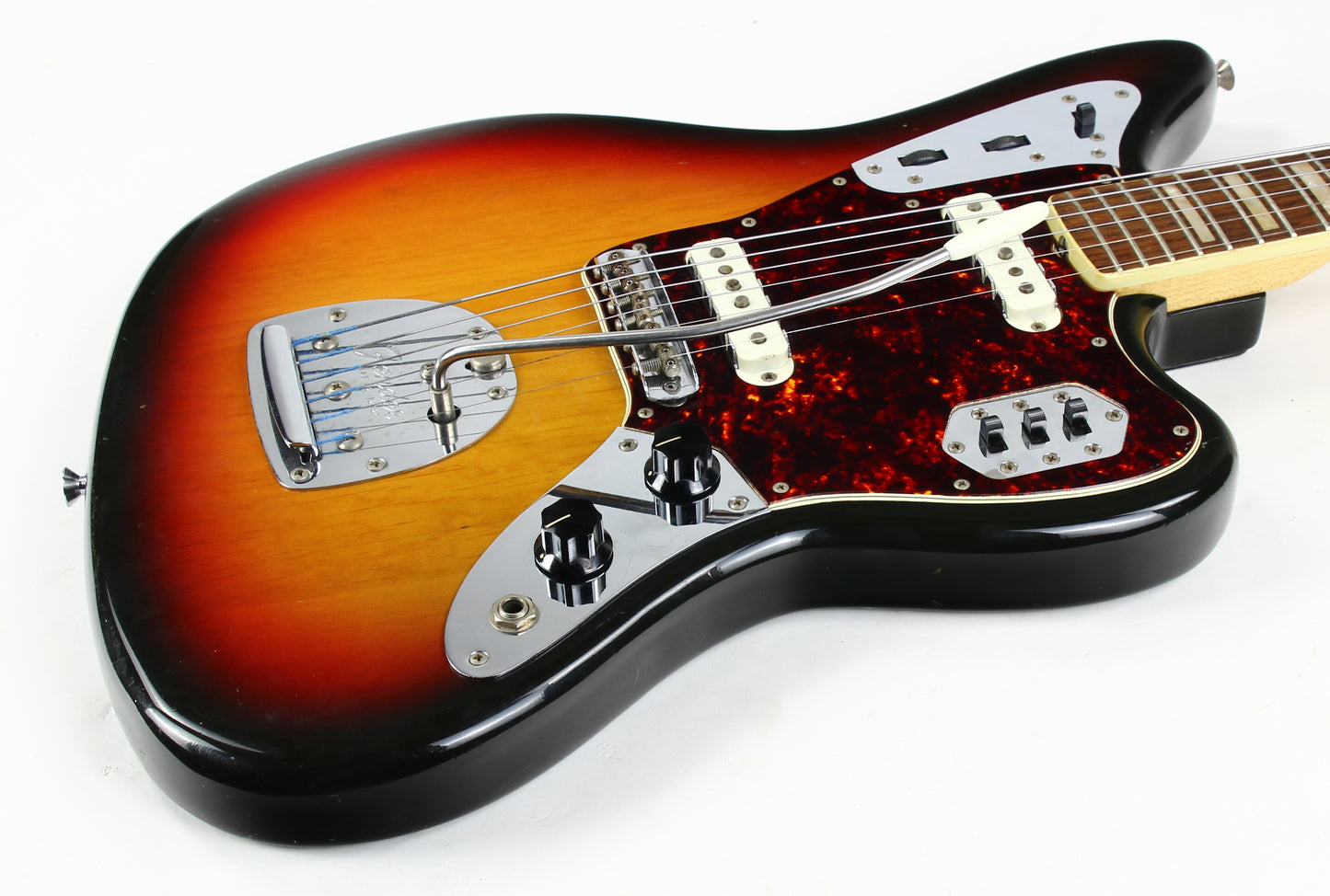 1972 Fender Jaguar Sunburst Vintage Guitar | 100% Original, Offset, Chunky Neck!