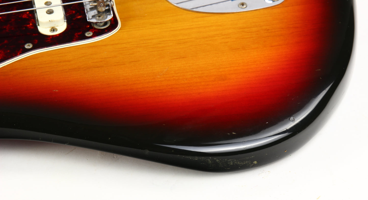 1972 Fender Jaguar Sunburst Vintage Guitar | 100% Original, Offset, Chunky Neck!
