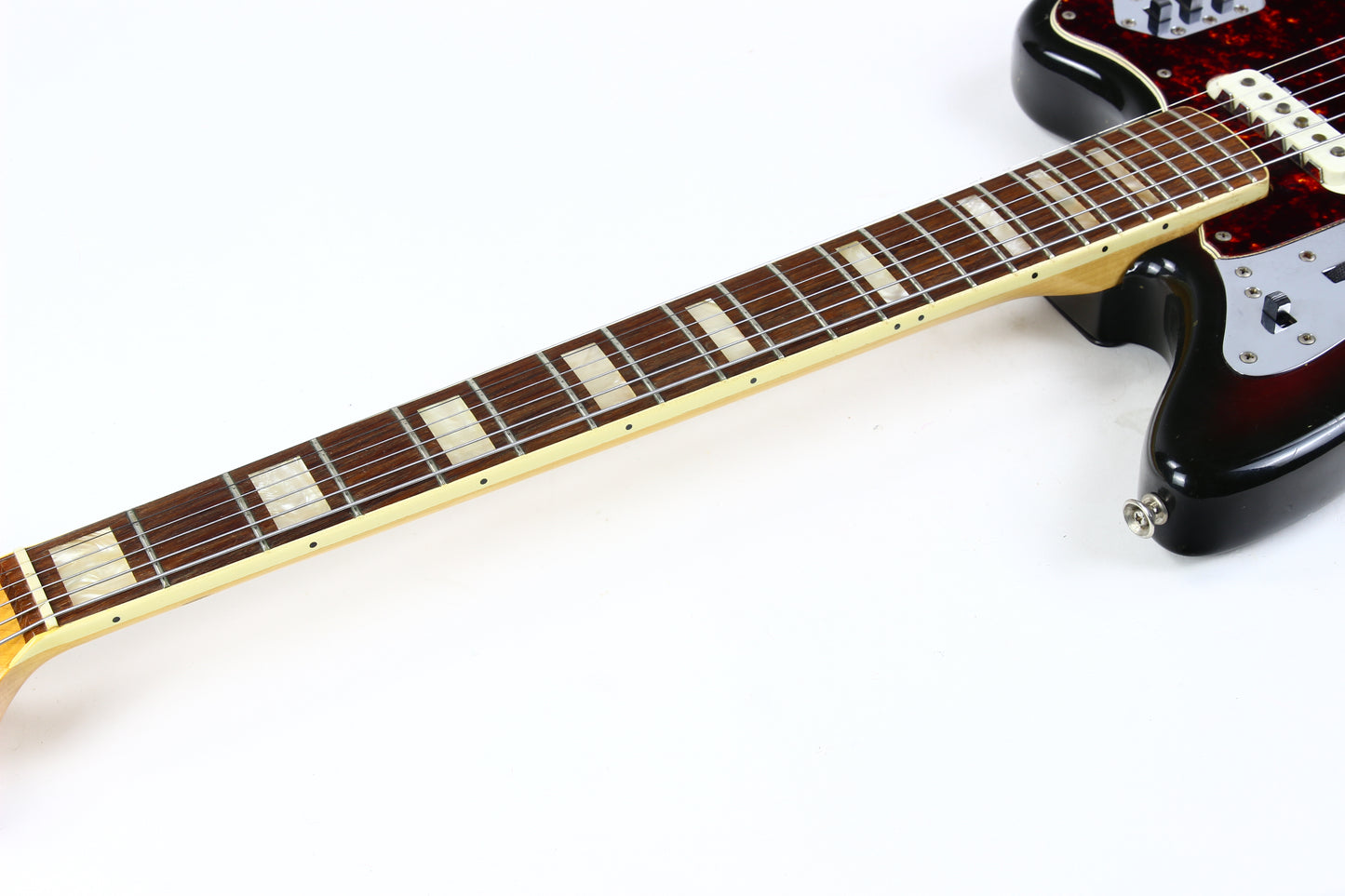 1972 Fender Jaguar Sunburst Vintage Guitar | 100% Original, Offset, Chunky Neck!