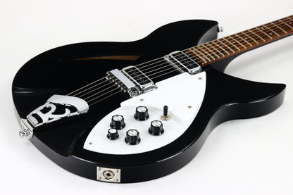 2014 Rickenbacker 330 JG Jetglo | Semi Hollow Electric Guitar Black