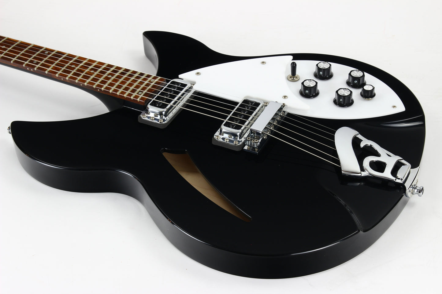 2014 Rickenbacker 330 JG Jetglo | Semi Hollow Electric Guitar Black