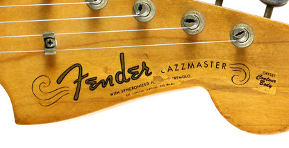 1961 Fender Jazzmaster Sunburst Vintage | 100% Original & Hard Case, Slab Board Neck, Offset Guitar