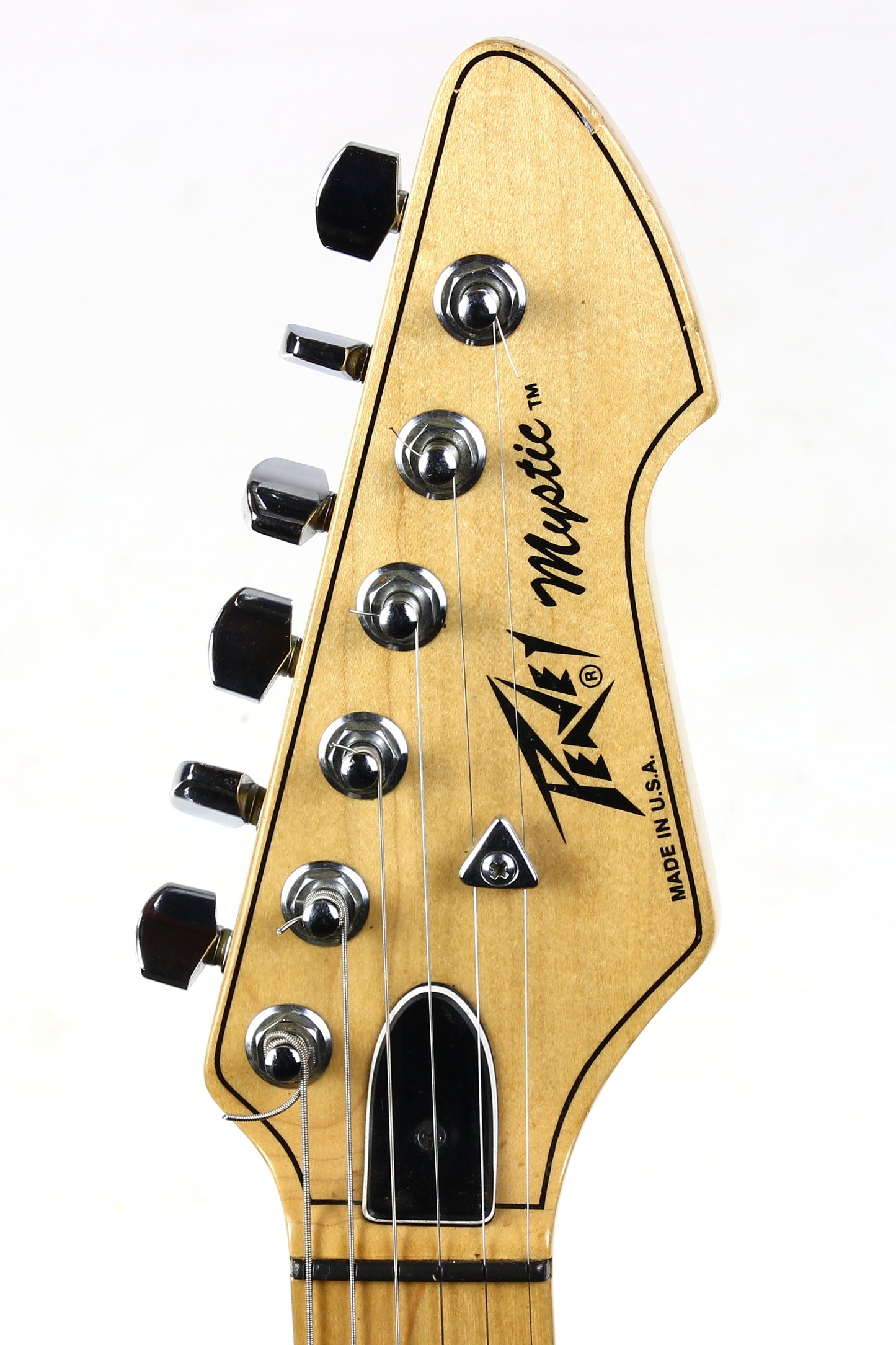 1984 Peavey Mystic USA-Made Vintage Electric Guitar | Silver w Tremolo, Original Case!