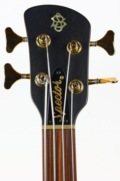 Spector USA NS-4 Bass SPALTED MAPLE | Neck-Through Fretless, Original Hard Case