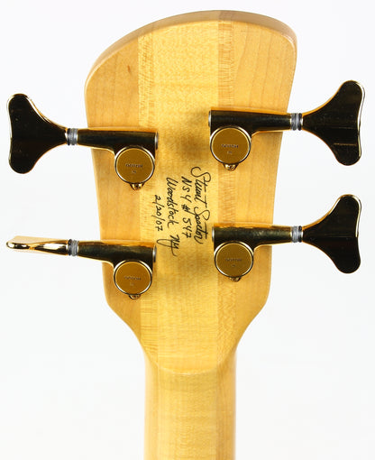 Spector USA NS-4 Bass SPALTED MAPLE | Neck-Through Fretless, Original Hard Case