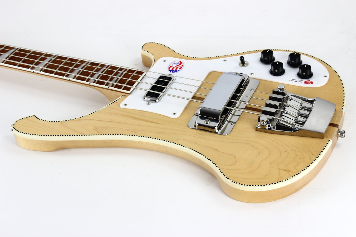 2022 Rickenbacker 4003CB Checkerboard Binding Satin Mapleglo MG