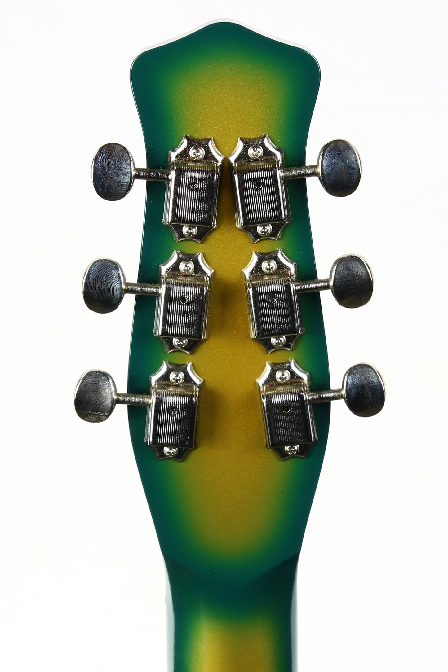 Jerry Jones USA Neptune Longhorn GUITARLIN 6-String Guitar | ONE OFF Green Burst 31 Frets