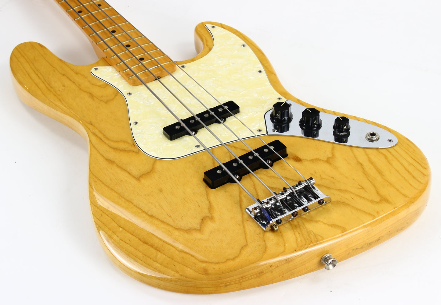 1997 Fender American Standard Jazz Bass USA, Natural w Figuring!